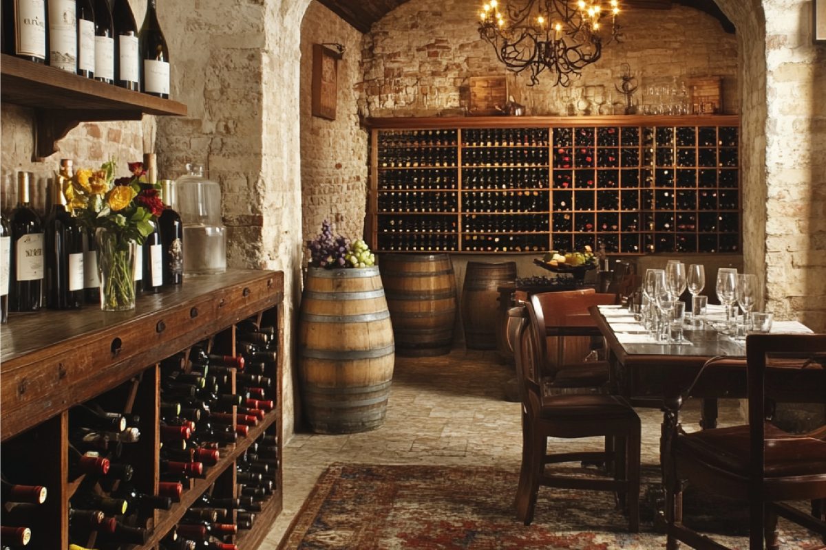 wine-cellar-tasting-room-with-antique-wine-racks-selection-fine-italian-wines